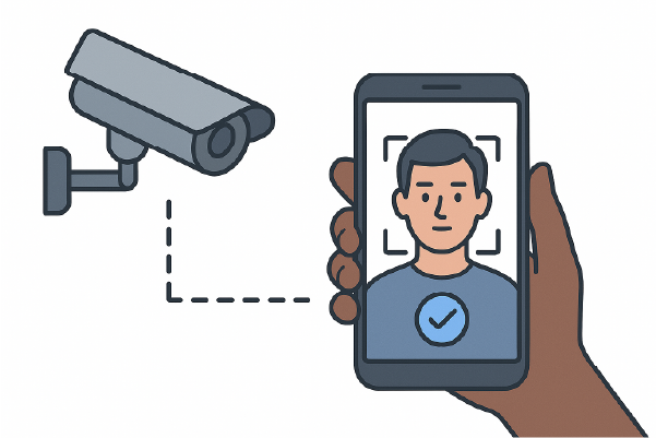 • 既存の防犯カメラを活用し、AIが映像を分析
• 顔認証で過去の万引き犯も来店時に即通知
• セルフレジのスキャン漏れを自動検知
• 検知内容は専用アプリに即連携
